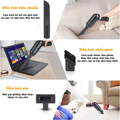 Thời gian sử dụng của máy hút bụi không dây