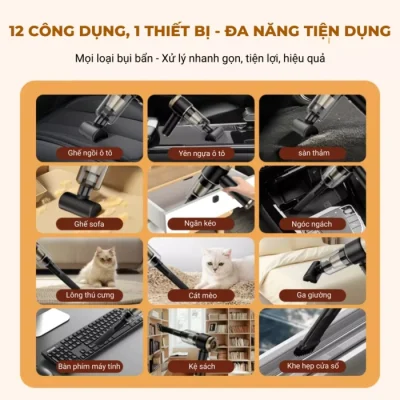 Thời gian sử dụng của máy hút bụi không dây